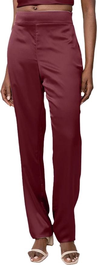 Ruby Satin Pants | Made To Order - Image 16