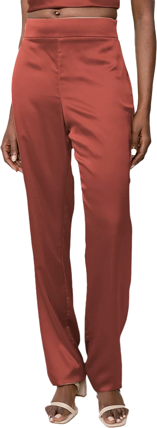 Ruby Satin Pants | Made To Order - Image 17