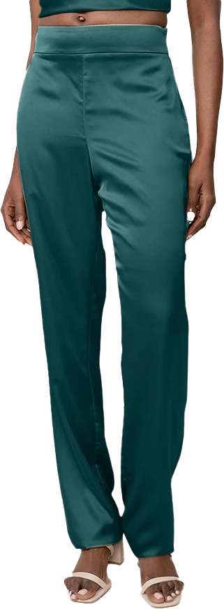 Ruby Satin Pants | Made To Order - Image 18