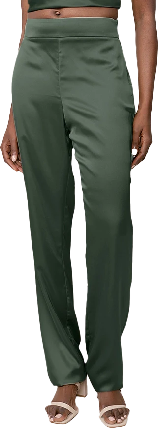Ruby Satin Pants | Made To Order - Image 20