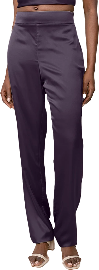 Ruby Satin Pants | Made To Order - Image 23