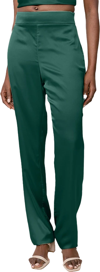Ruby Satin Pants | Made To Order - Image 24