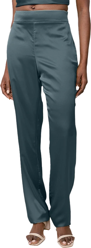 Ruby Satin Pants | Made To Order - Image 25