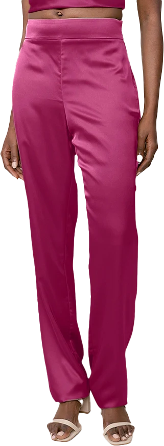 Ruby Satin Pants | Made To Order - Image 27