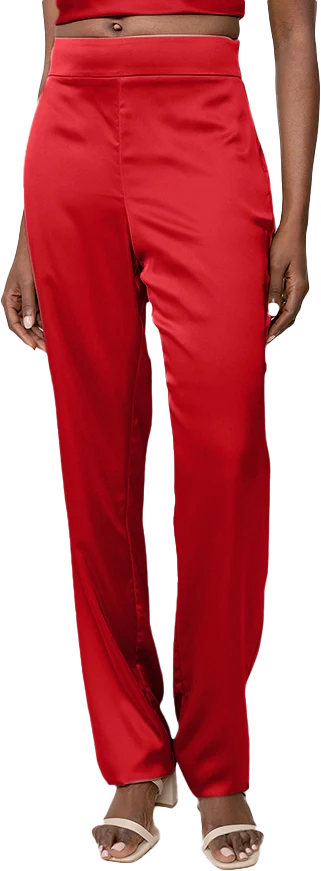 Ruby Satin Pants | Made To Order - Image 43