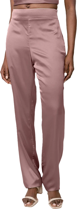 Ruby Satin Pants | Made To Order - Image 45