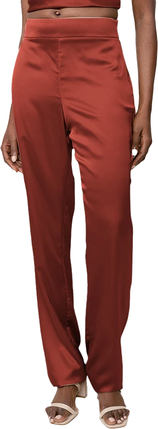 Ruby Satin Pants | Made To Order - Image 55