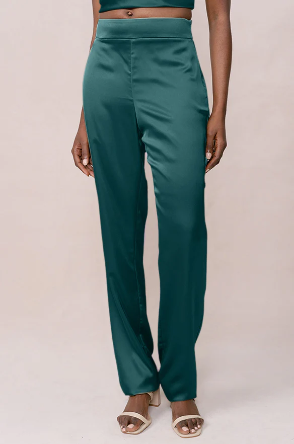 Ruby Satin Pants | Made To Order - Image 64
