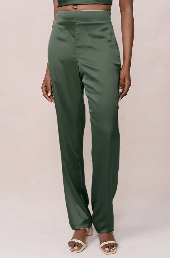 Ruby Satin Pants | Made To Order - Image 66