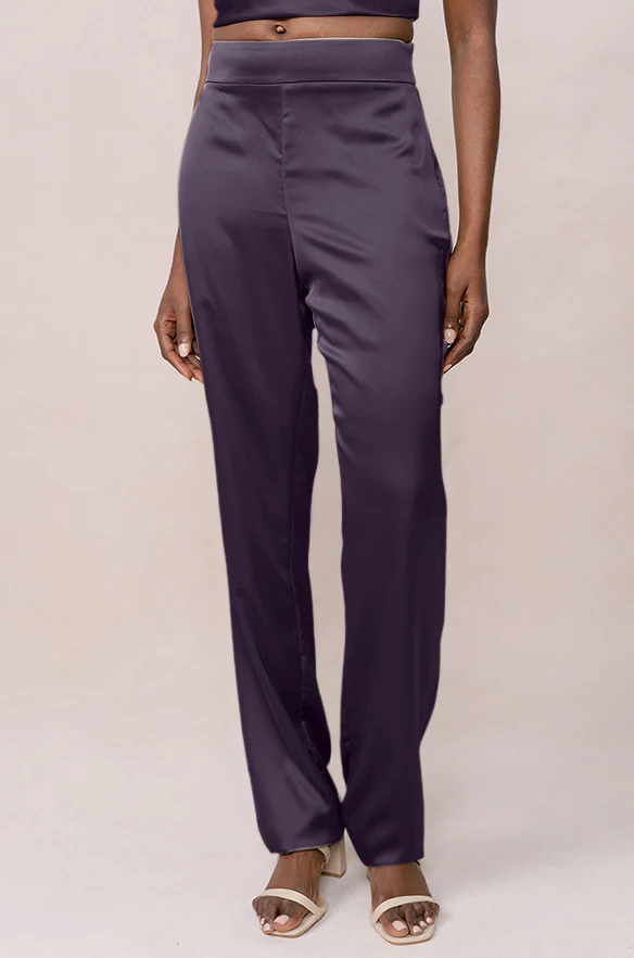 Ruby Satin Pants | Made To Order - Image 69