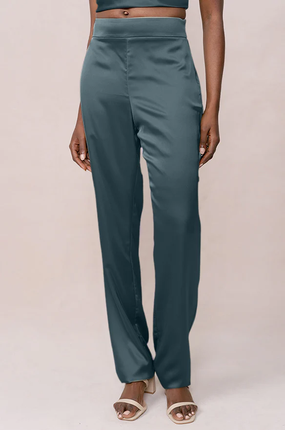 Ruby Satin Pants | Made To Order - Image 71