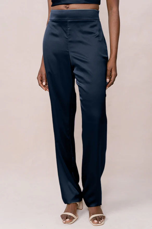 Ruby Satin Pants | Made To Order - Image 90