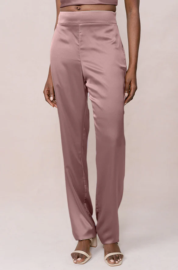 Ruby Satin Pants | Made To Order - Image 91