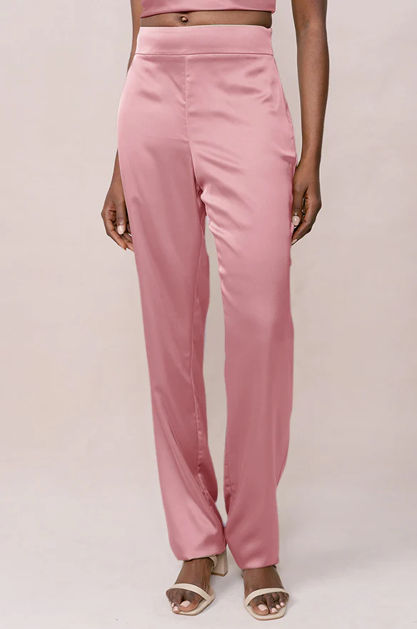 Ruby Satin Pants | Made To Order - Image 93
