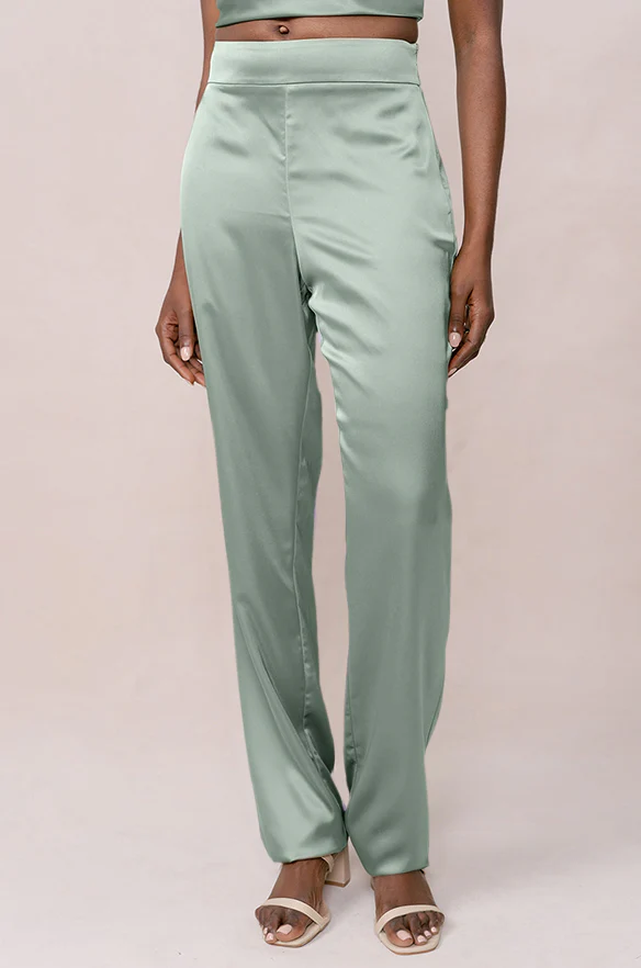 Ruby Satin Pants | Made To Order - Image 95