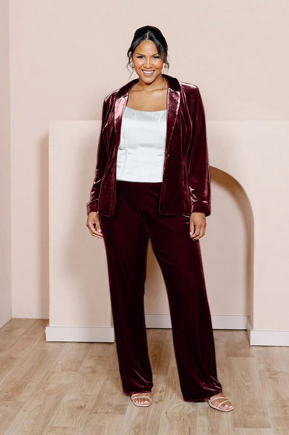 Ruby Velvet Jacket | Made To Order - Image 23