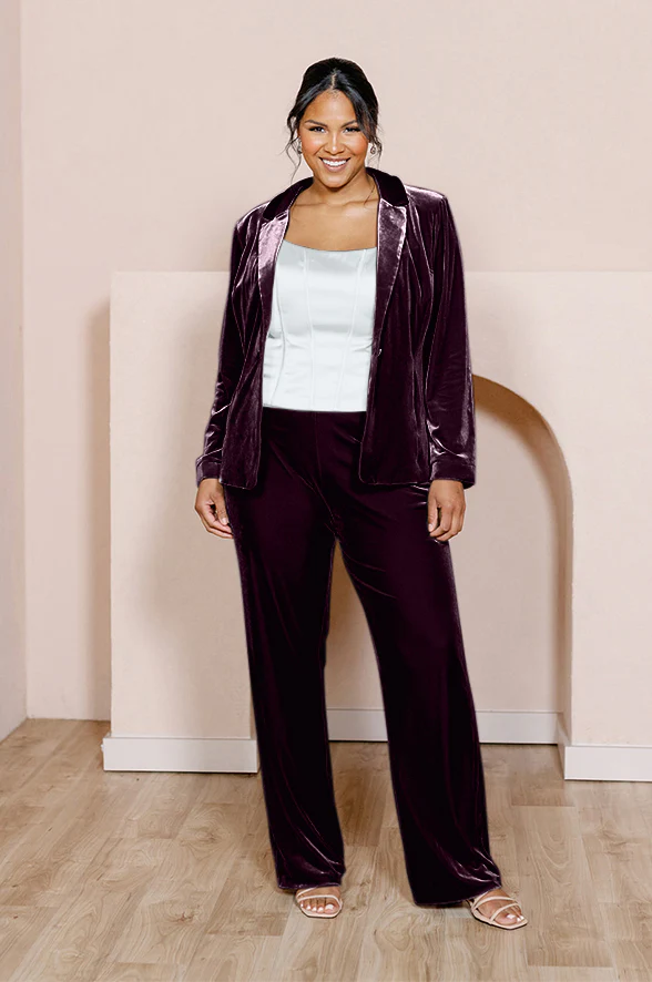 Ruby Velvet Pants | Made To Order - Image 19