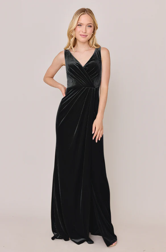 Sample Black Blair Velvet Dress | Ready To Ship