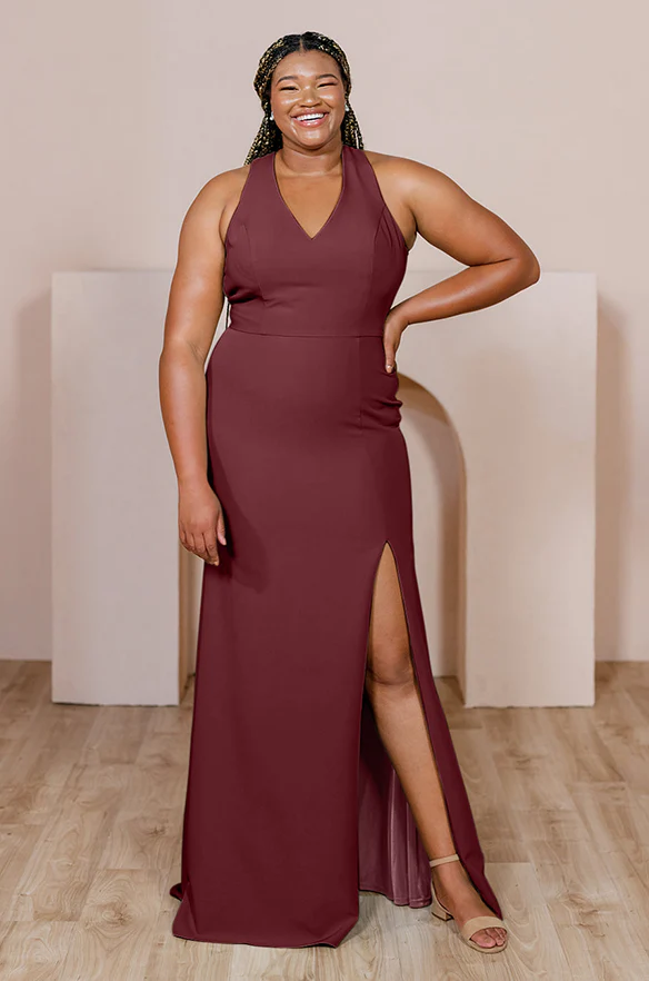 Sample Cabernet Asher Crepe Dress | Ready To Ship