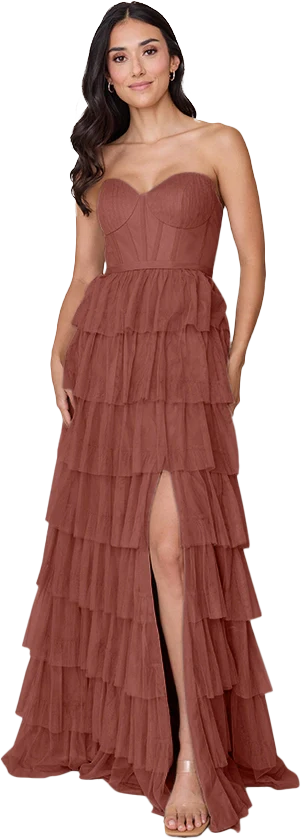 Sample Cinnamon Rose Lucia Tulle Dress | Ready To Ship - Image 6