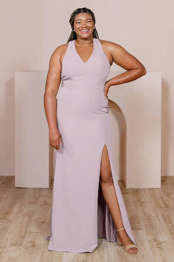 Sample Lilac Asher Crepe Dress | Ready To Ship