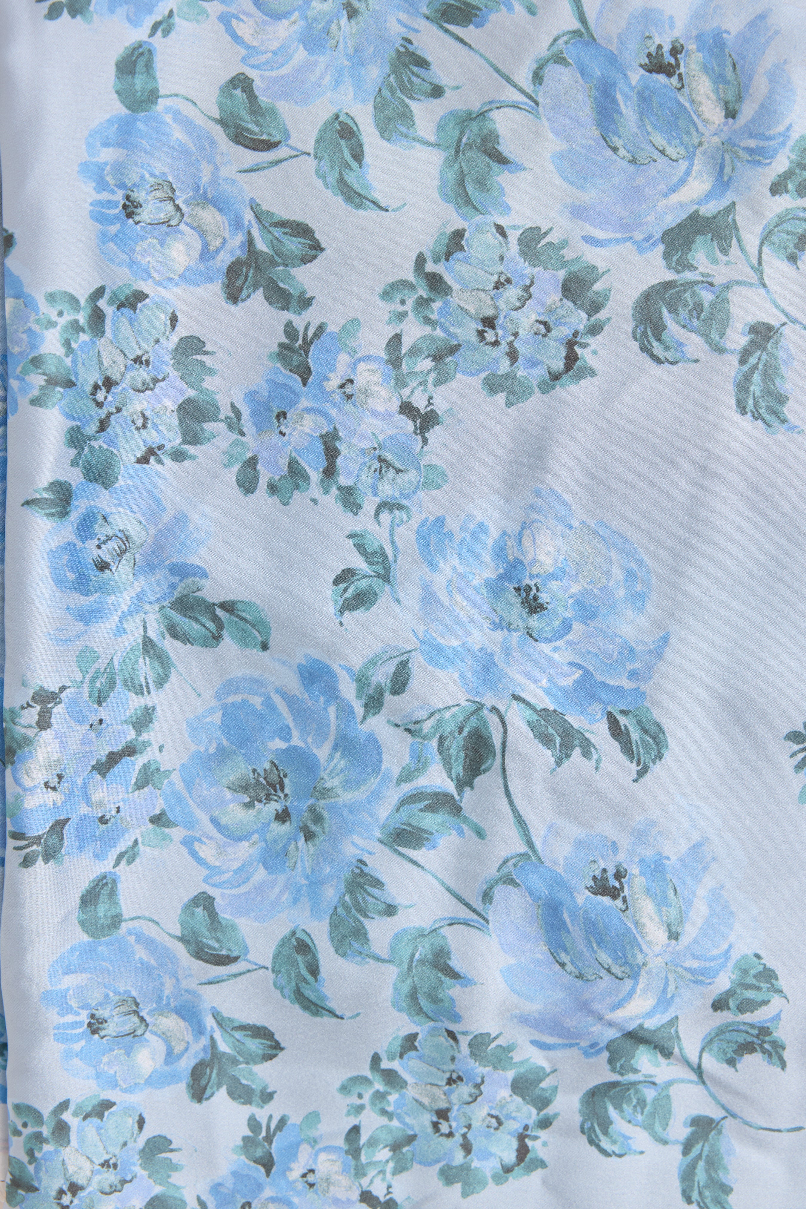 Satin Floral Print Fabric by Yard | Made To Order - Image 39
