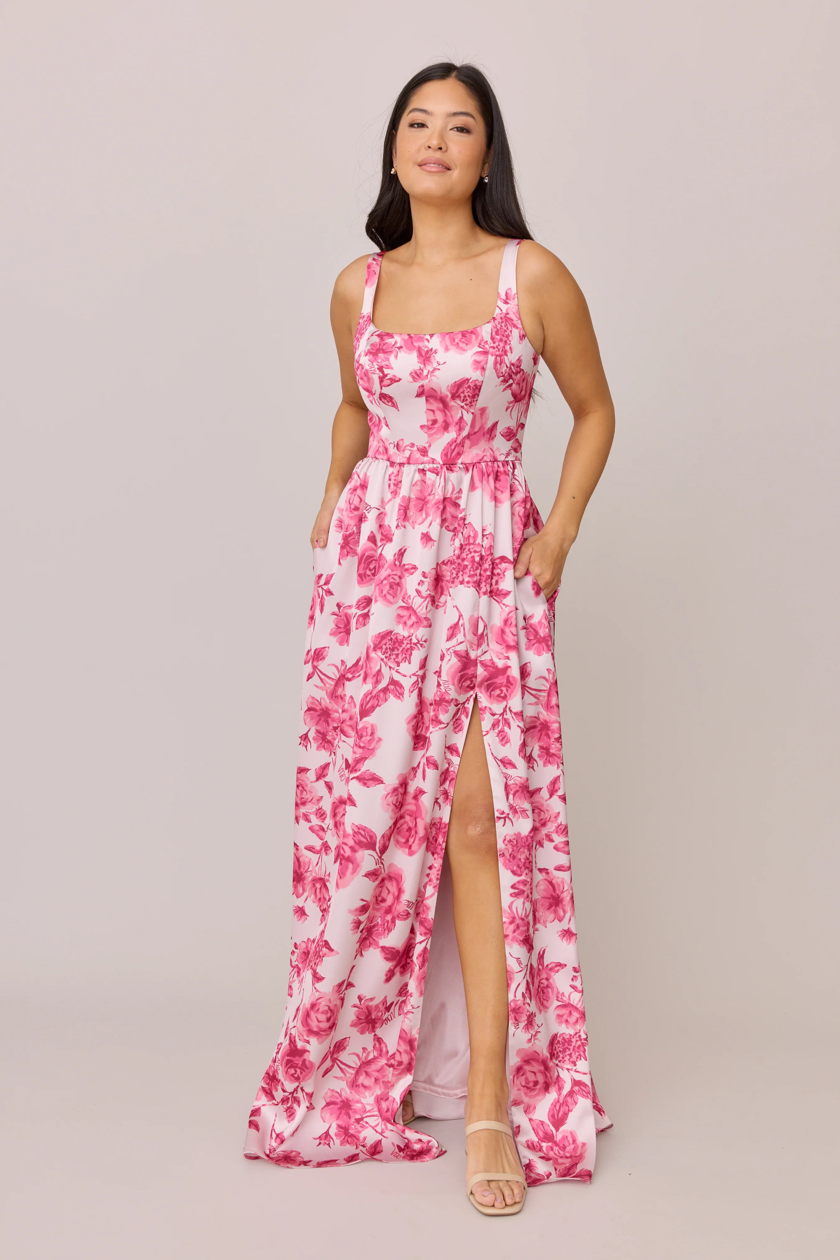 Satin Floral Print Mega Swatch | Ready To Ship - Image 37