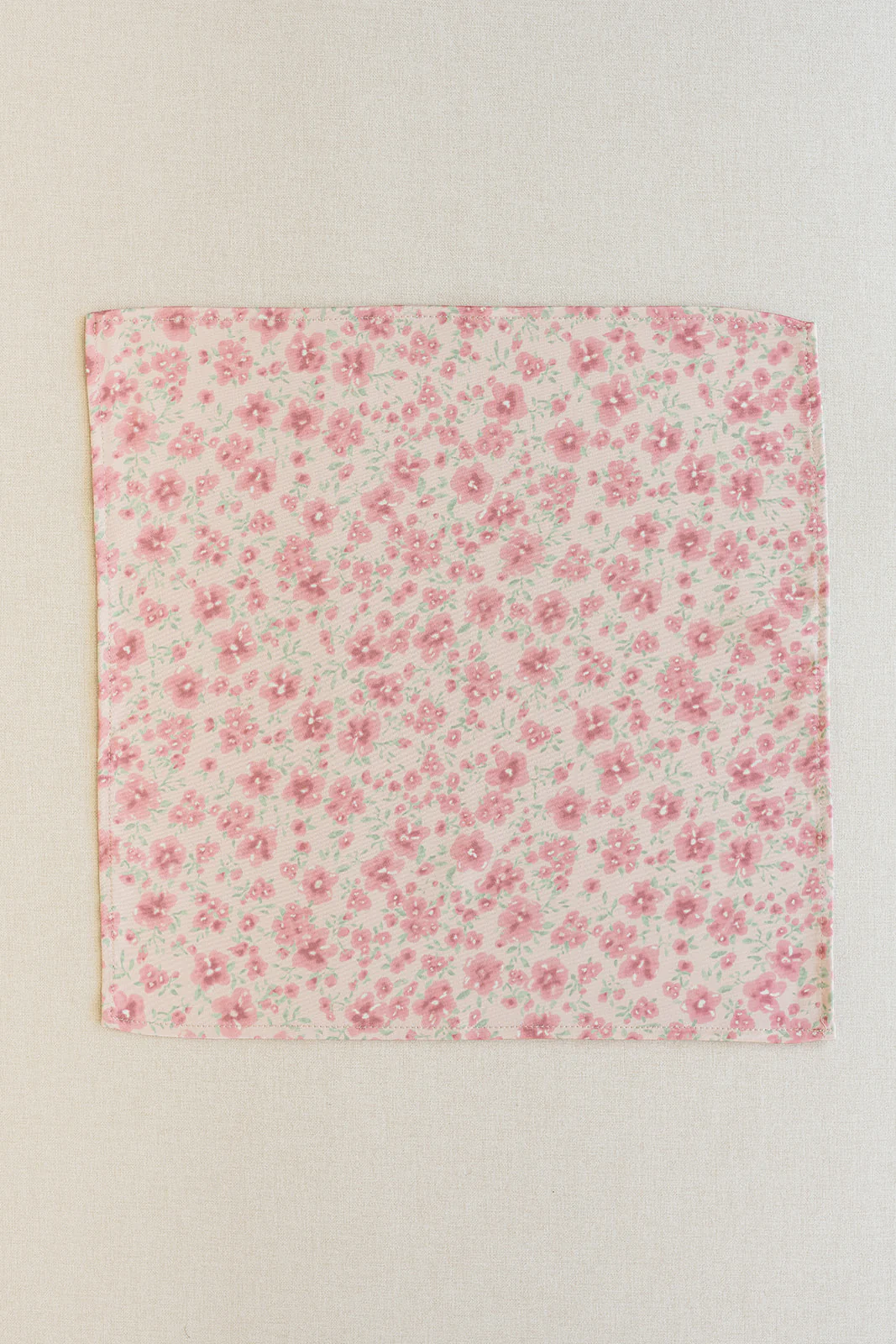 Satin Floral Print Pocket Square | Made To Order - Image 12