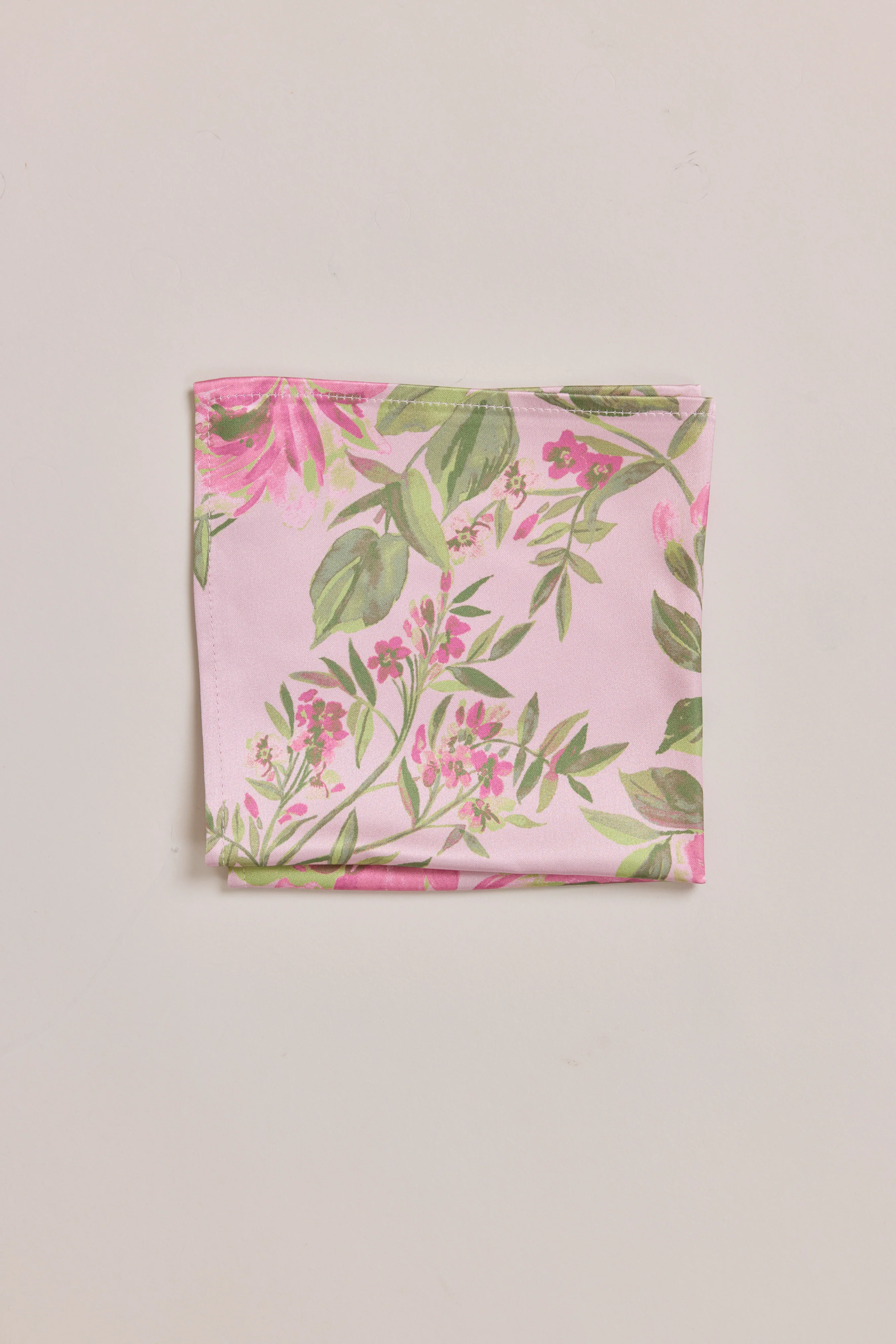 Satin Floral Print Pocket Square | Made To Order - Image 31