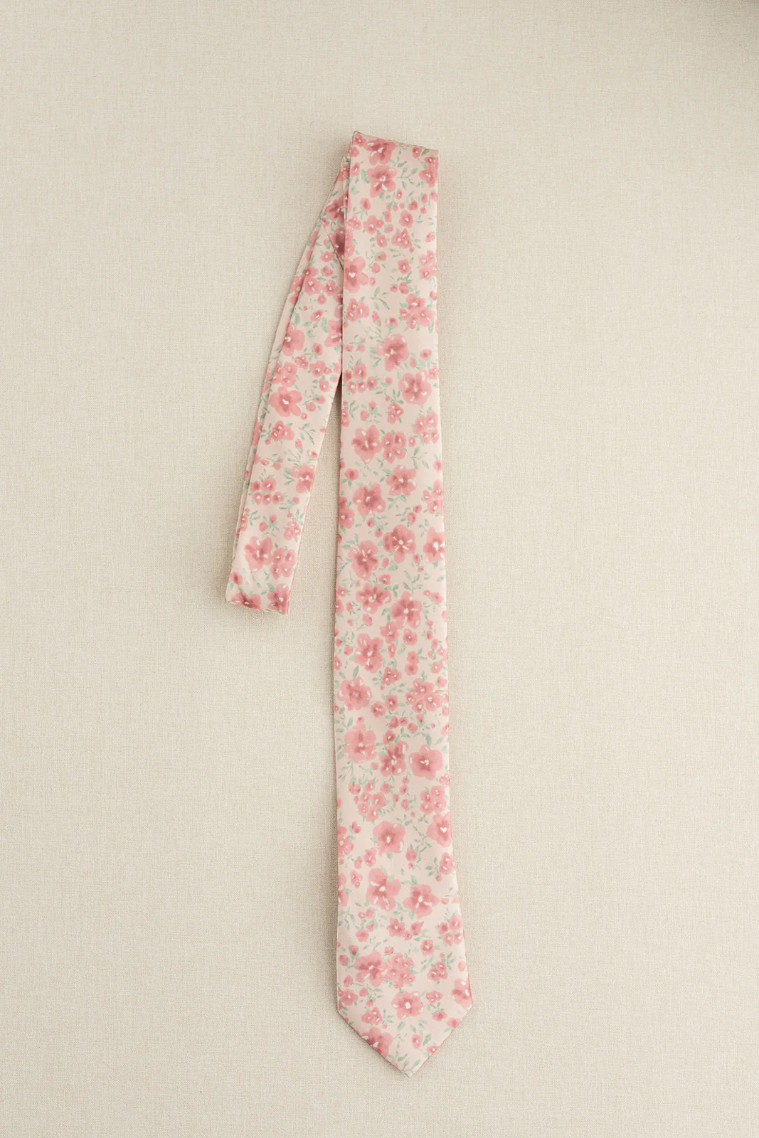Satin Floral Print Tie | Made To Order - Image 14