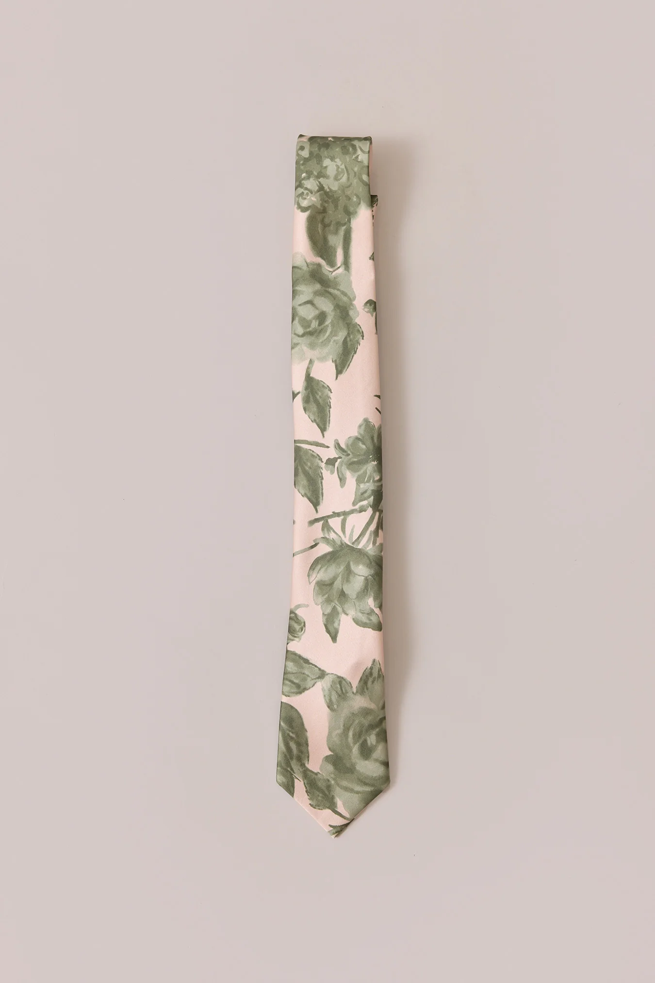Satin Floral Print Tie | Made To Order - Image 29