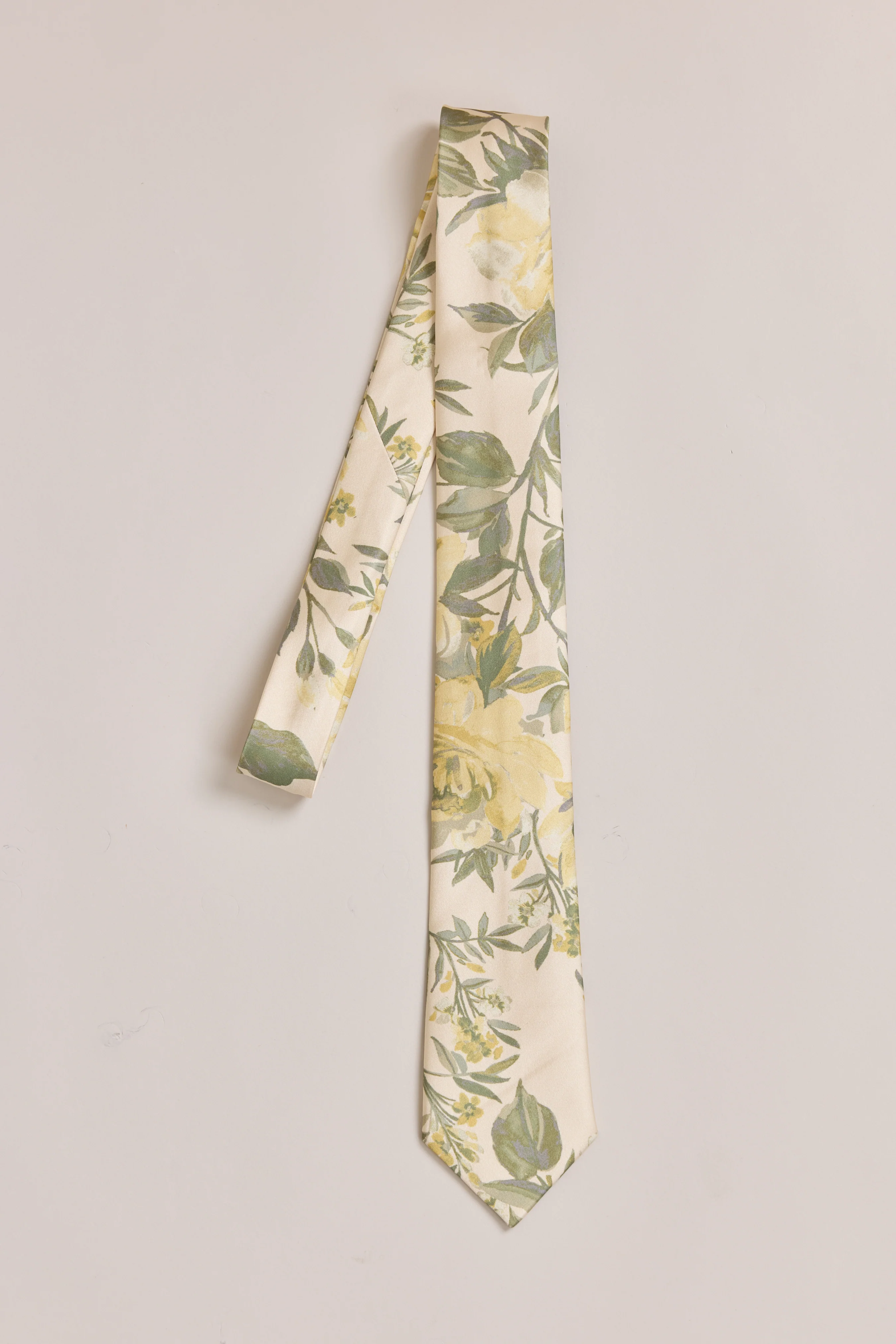 Satin Floral Print Tie | Made To Order - Image 31
