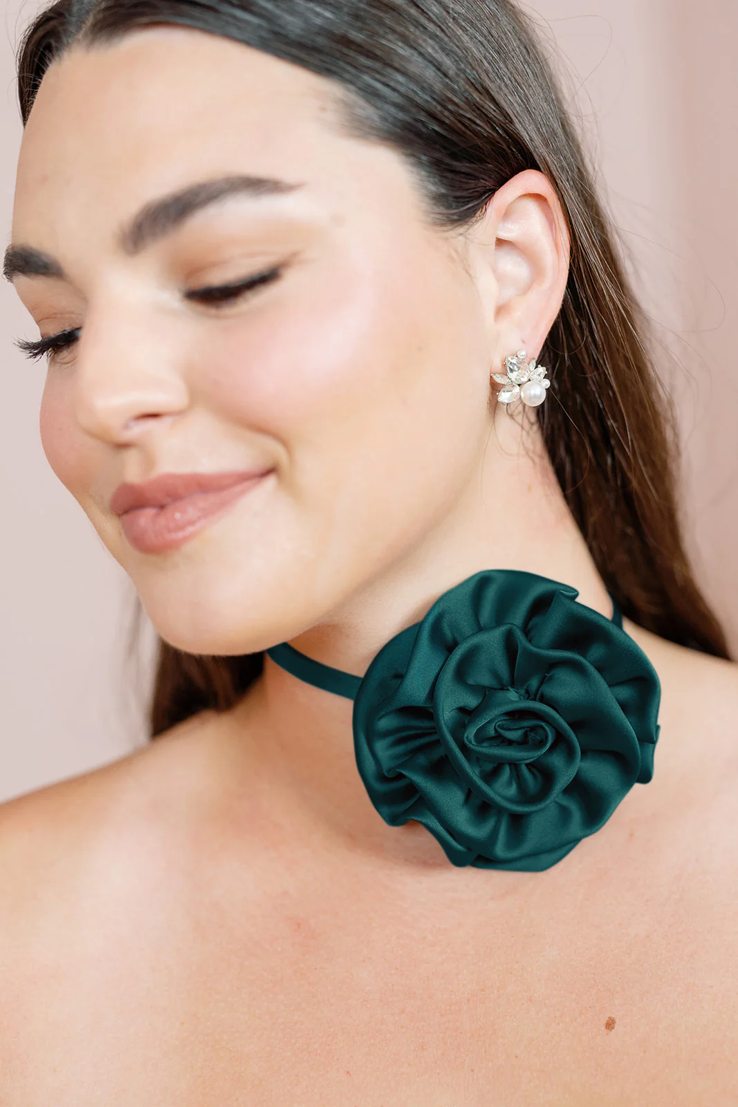 Satin Rose Neck Tie | Made To Order - Image 10