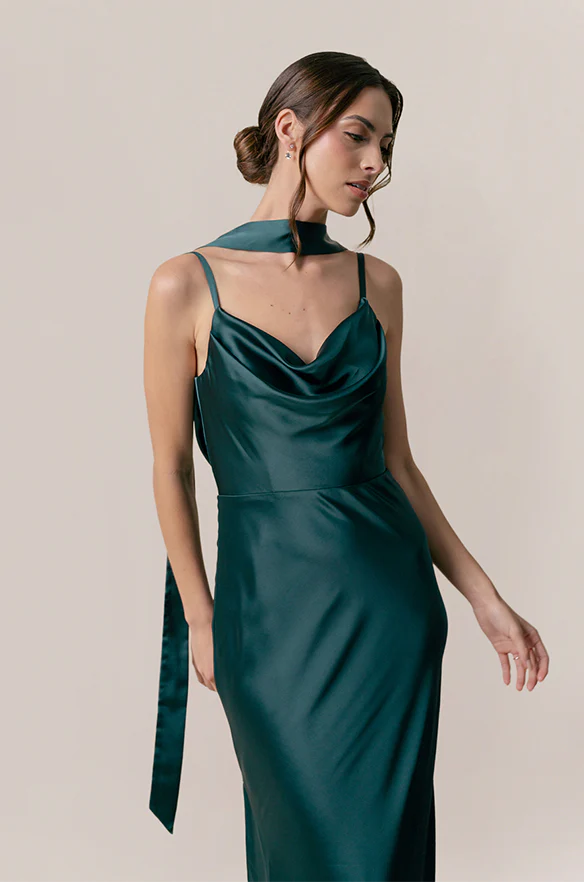 Satin Skinny Scarf | Made To Order - Image 6