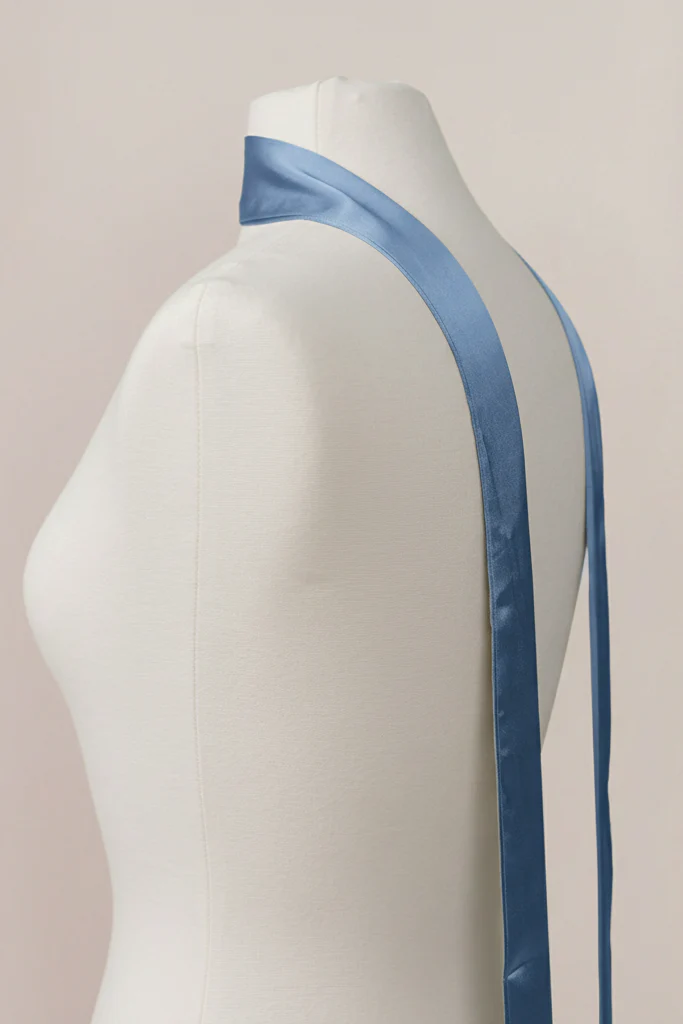 Satin Skinny Scarf | Made To Order - Image 64