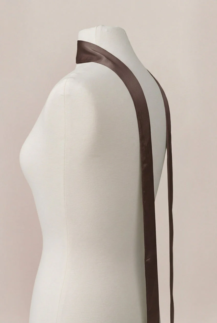 Satin Skinny Scarf | Made To Order - Image 65