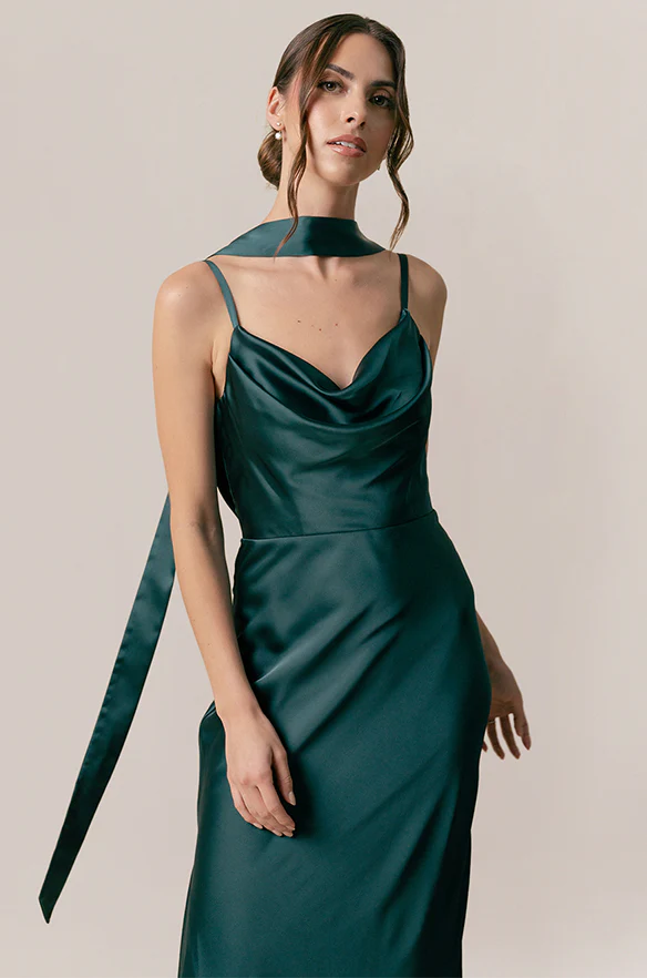 Satin Skinny Scarf | Made To Order - Image 9