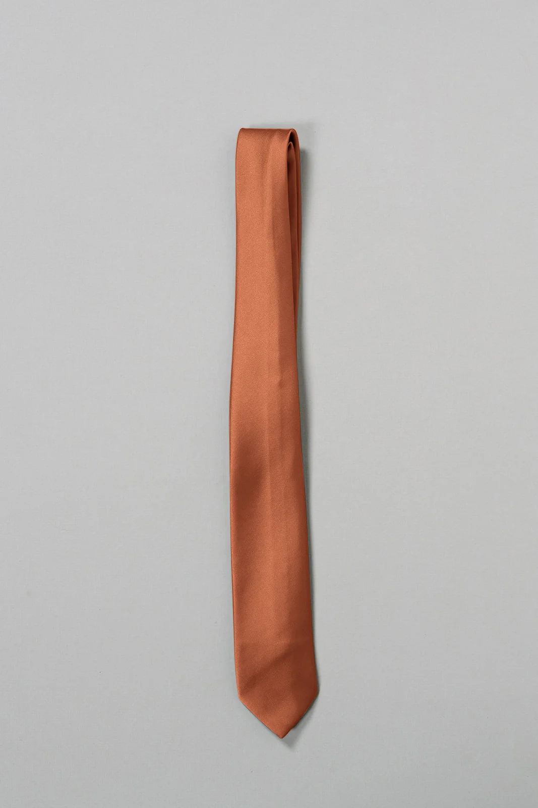 Satin Tie | Ready To Ship | Rust