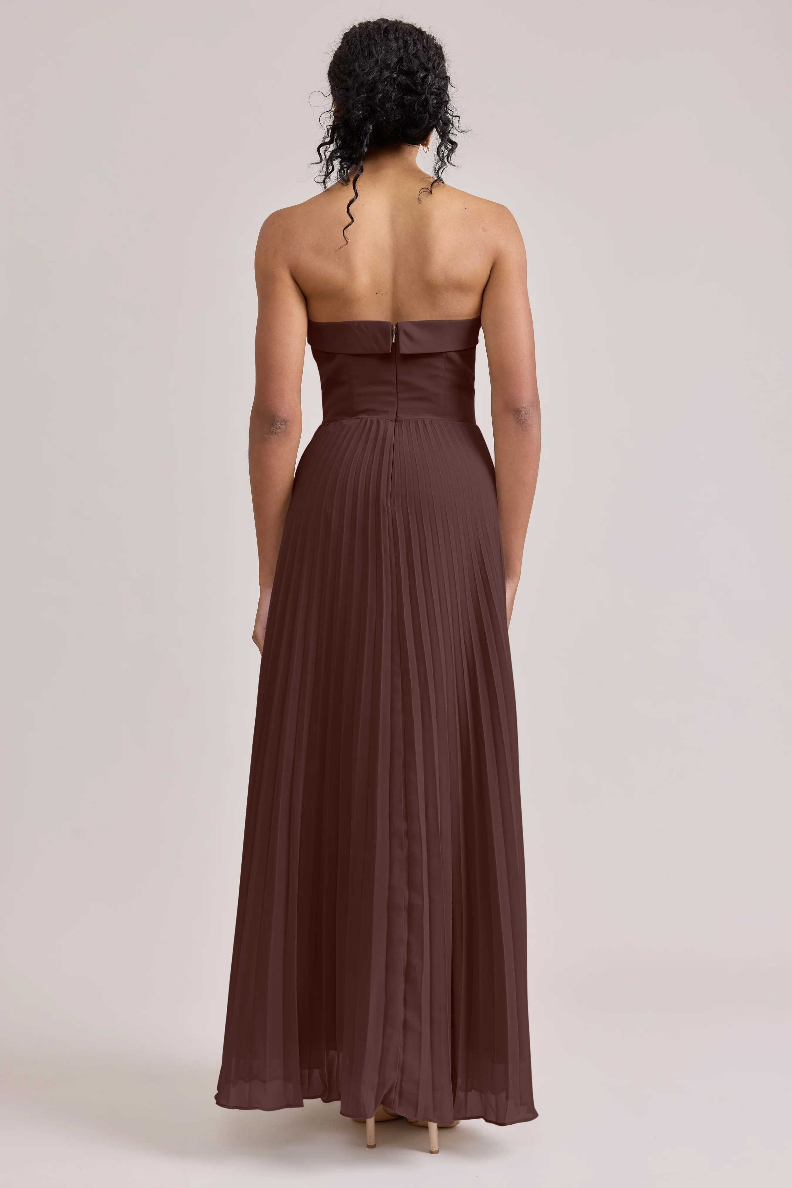 Saylor Chiffon Pleated Dress | Made To Order - Image 101