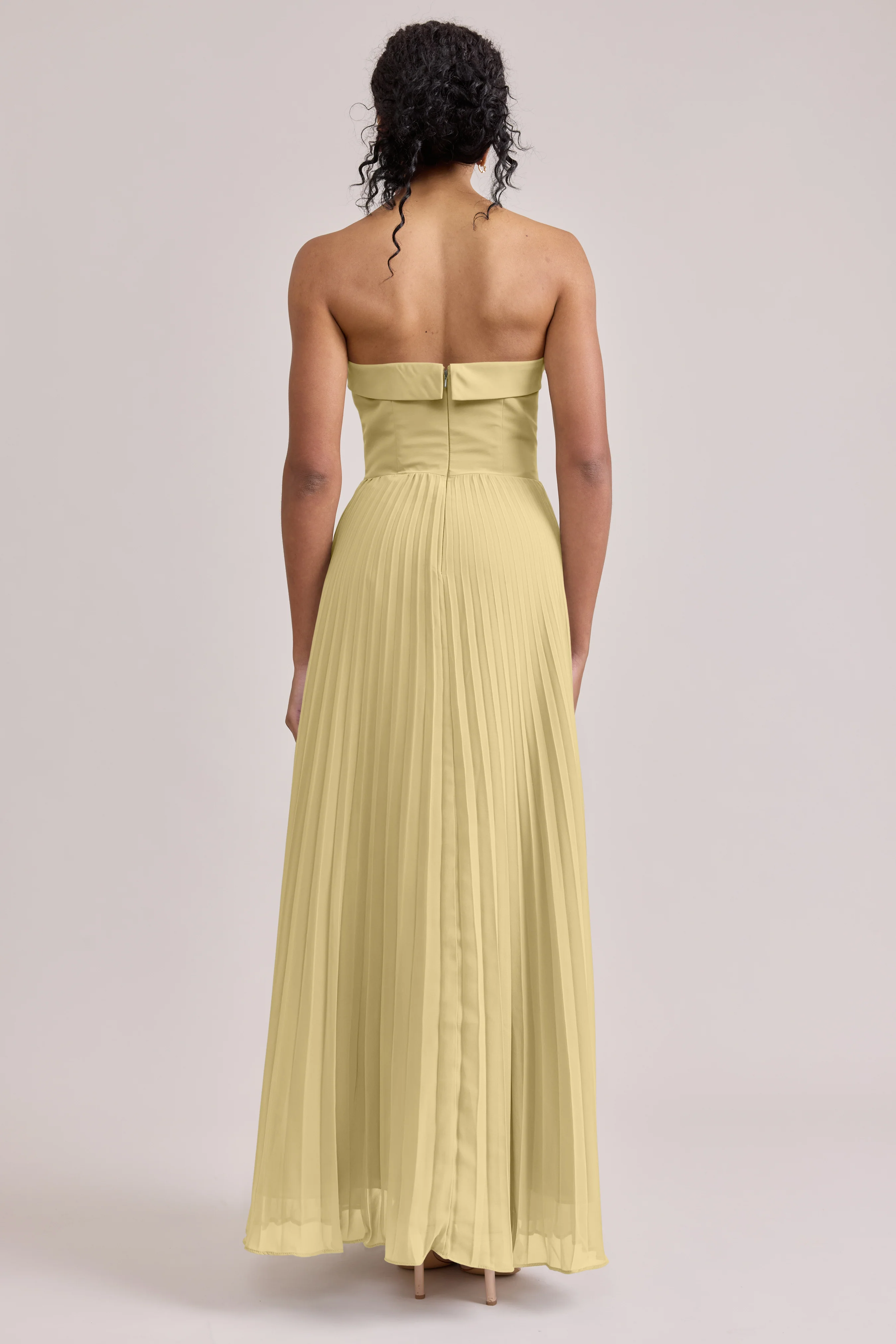 Saylor Chiffon Pleated Dress | Made To Order - Image 123