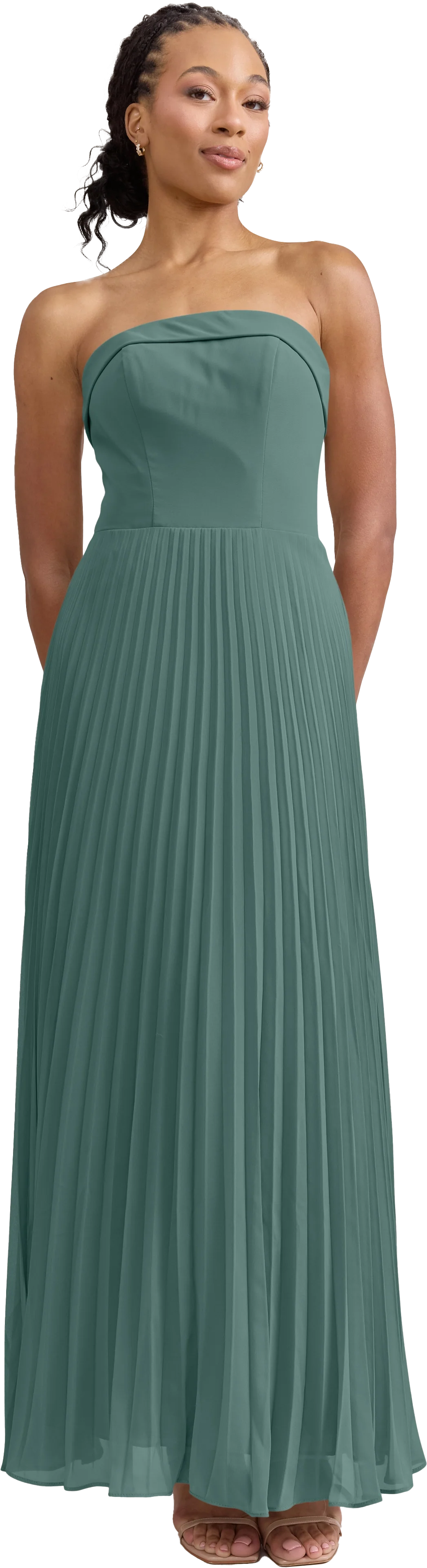 Saylor Chiffon Pleated Dress | Made To Order - Image 156