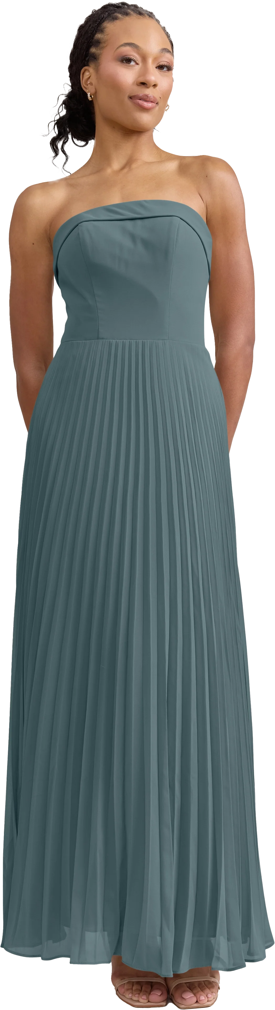 Saylor Chiffon Pleated Dress | Made To Order - Image 157