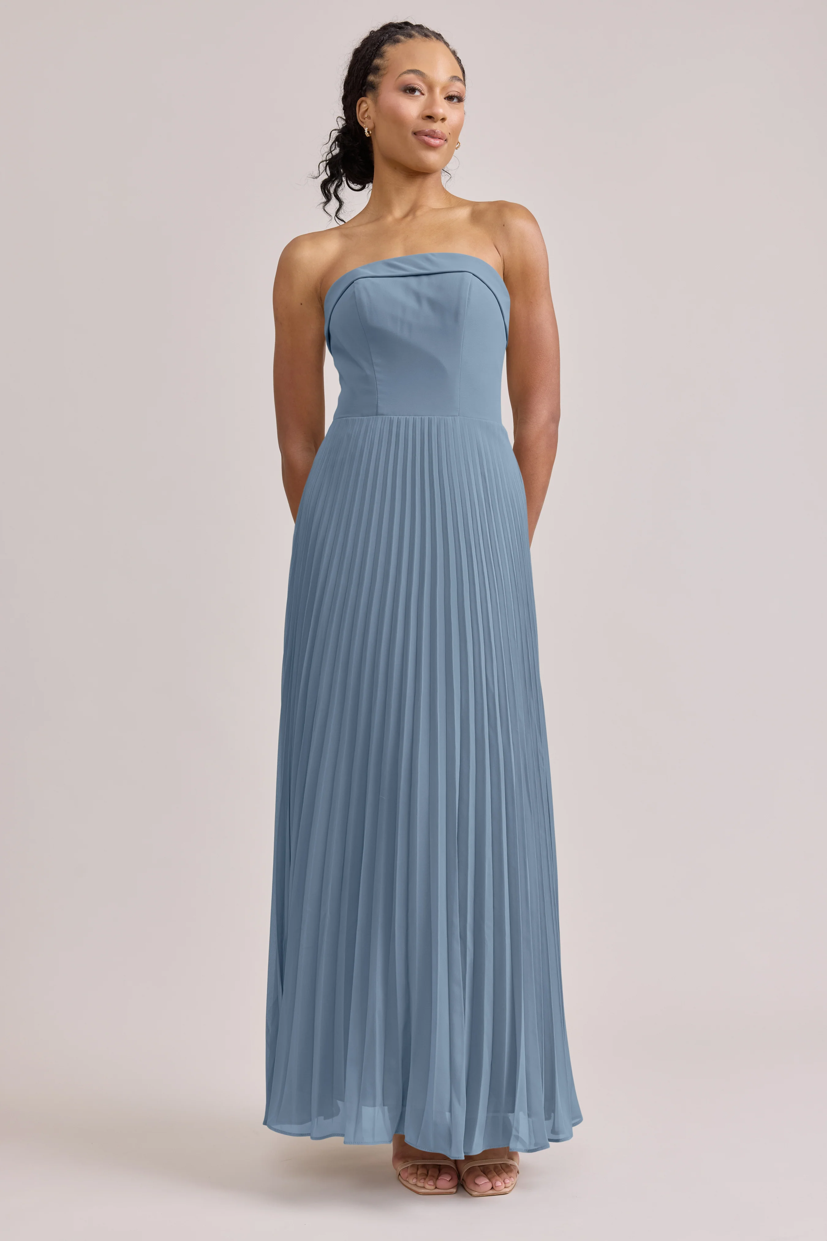Saylor Chiffon Pleated Dress | Made To Order - Image 19