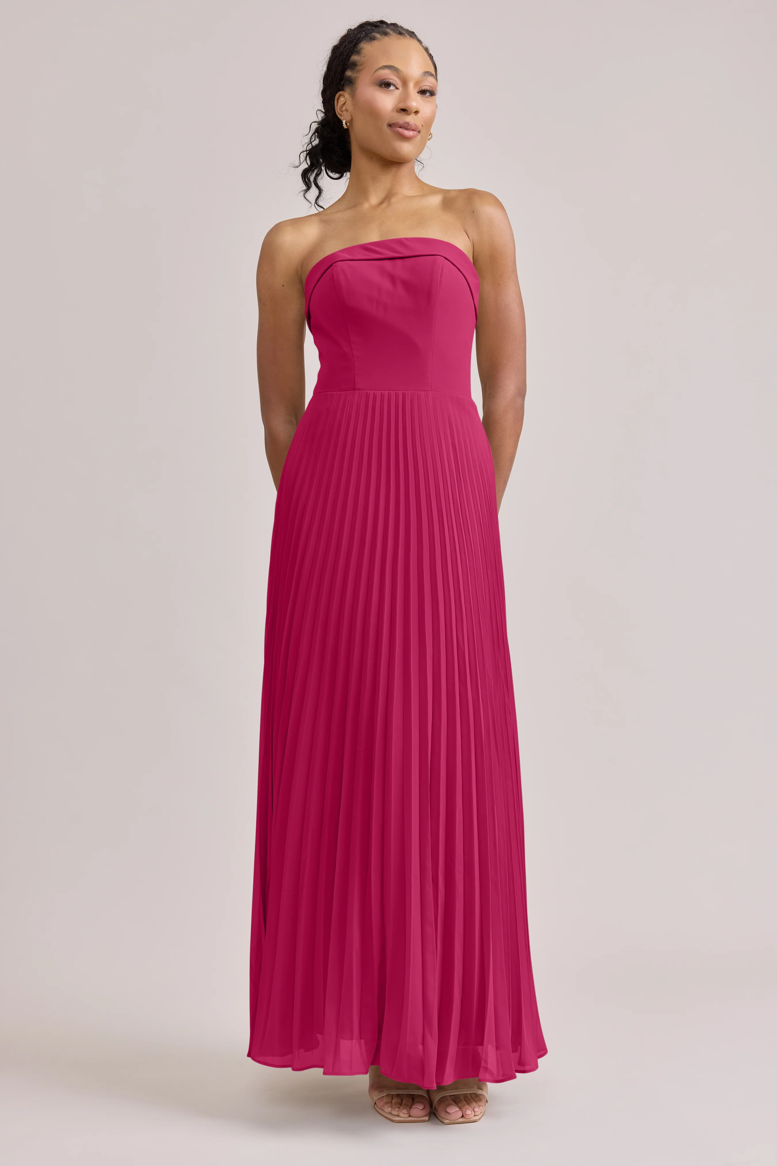 Saylor Chiffon Pleated Dress | Made To Order - Image 20