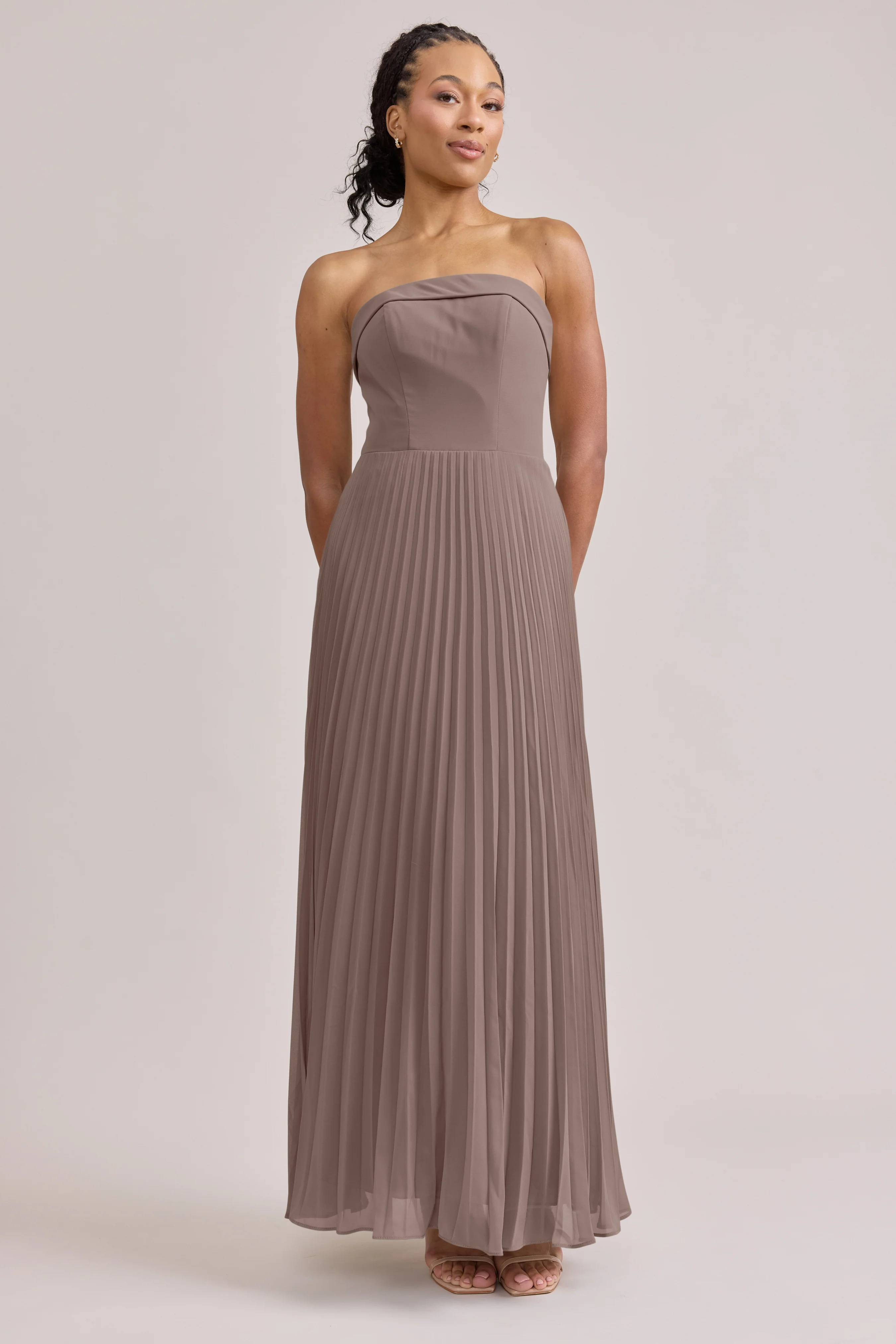 Saylor Chiffon Pleated Dress | Made To Order - Image 21