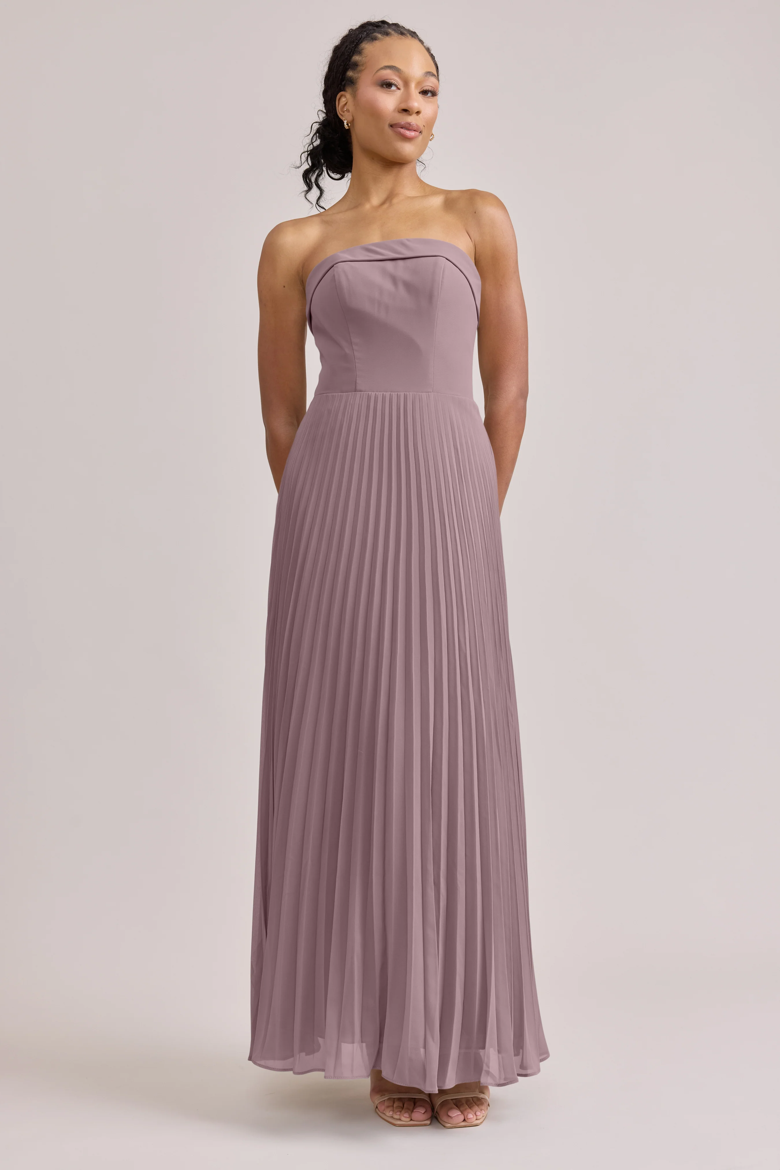 Saylor Chiffon Pleated Dress | Made To Order - Image 29