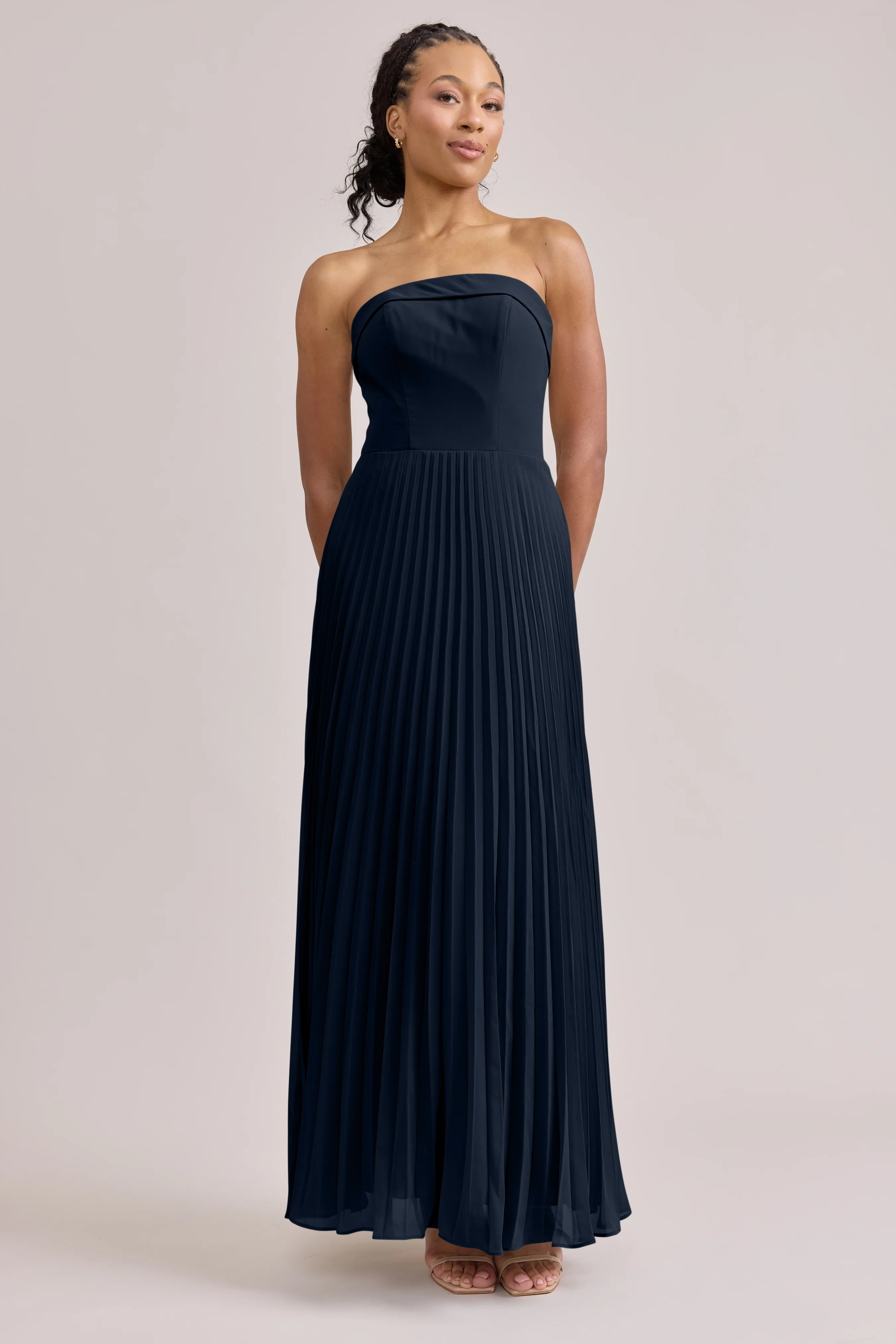Saylor Chiffon Pleated Dress | Made To Order - Image 30