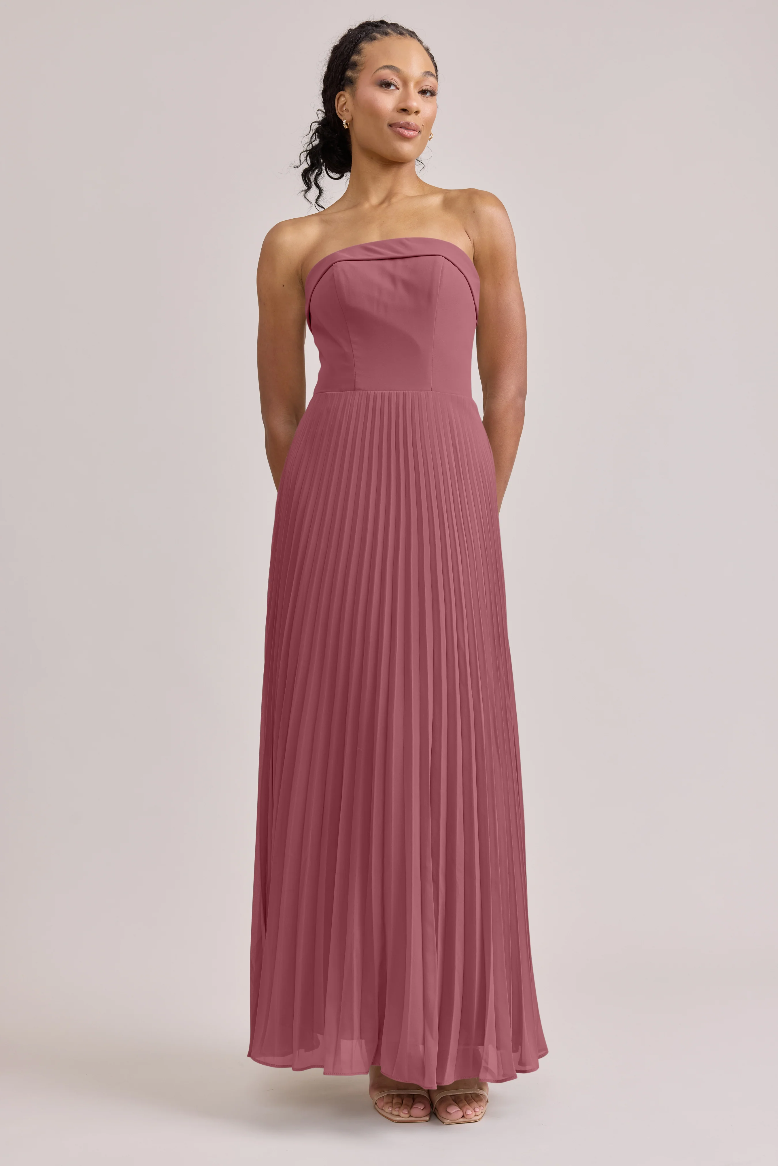 Saylor Chiffon Pleated Dress | Made To Order - Image 37