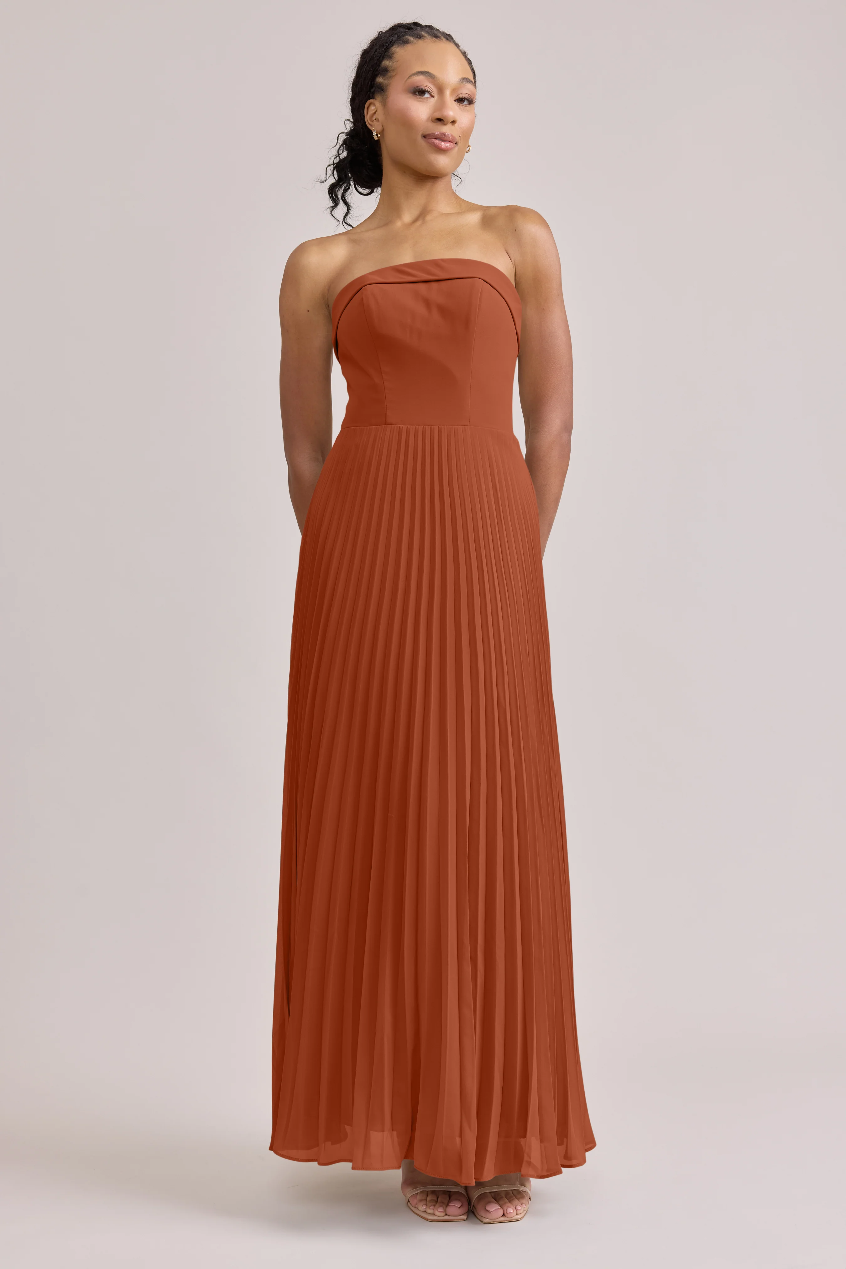 Saylor Chiffon Pleated Dress | Made To Order - Image 38