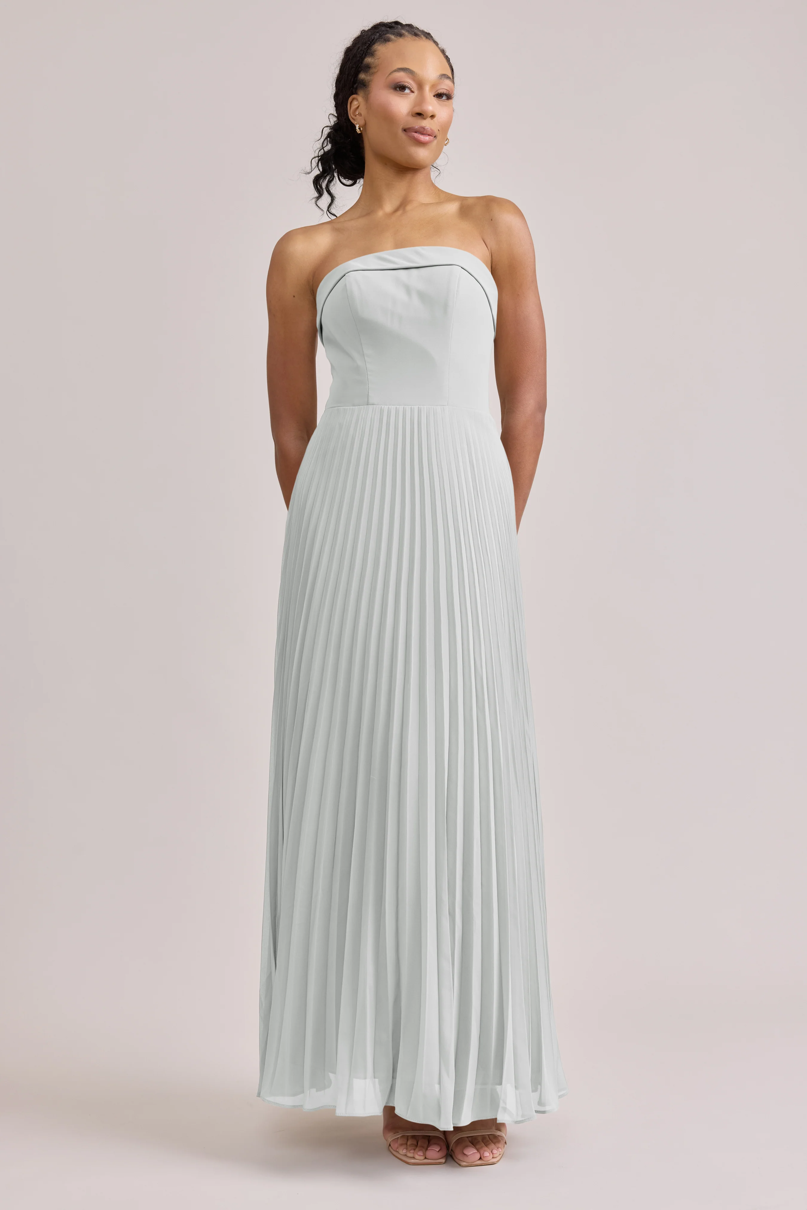 Saylor Chiffon Pleated Dress | Made To Order - Image 42